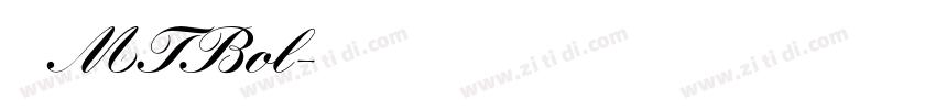 卡利斯MT Bol字体转换
